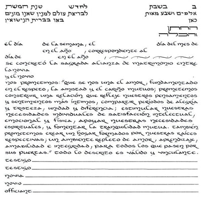 The Embrace Ketubah by Stephanie Adler - The Weitzman Museum Store - 9 - 25