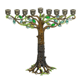 Tree of Life Jeweled Menorah - The Weitzman Museum Store - 7-847384005340