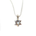 Woven Star of David Necklace, 3/4" - The Weitzman Museum Store - 7-847384014604