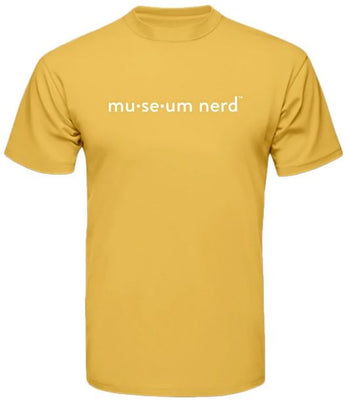 Phonetic Yellow Museum Nerd Heather T-Shirt